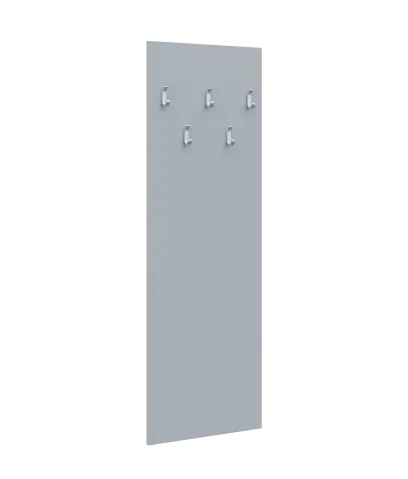 VN - 45 stěna věšáková 600x60x1800 mm, 5-háček Laura, šedá